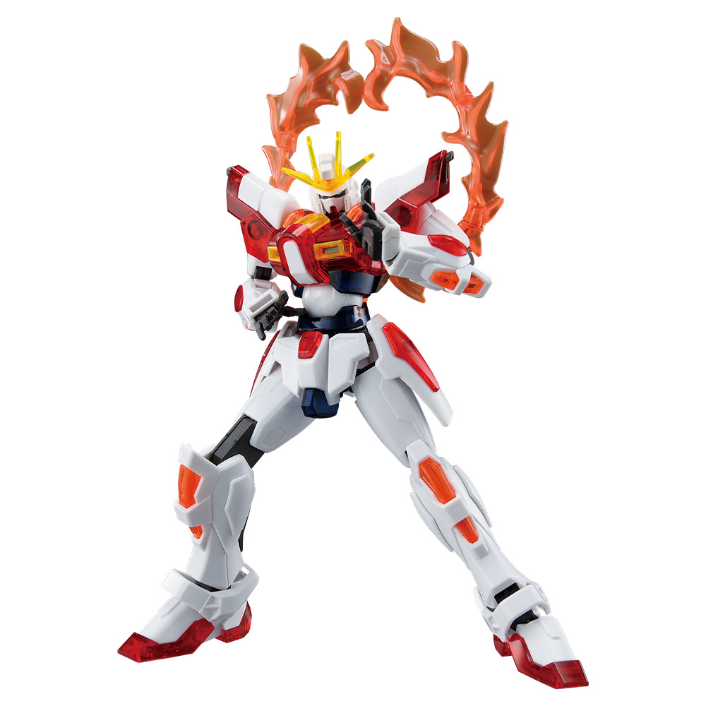 「一番賞」機動戰士鋼彈 鋼普拉 2023-F賞-HIGH GRADE 1/144 Build Burning鋼彈 實心透明