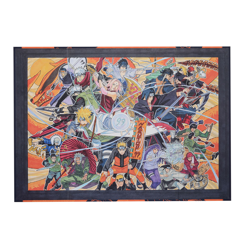「一番賞」火影忍者-P99 -豪華絢爛忍絵巻--A賞-跨頁視覺展示板『NARUTOP99紀念 岸本斉史新繪插畫』