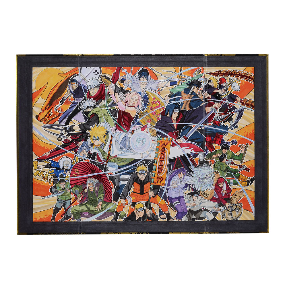 「一番賞」火影忍者-P99 -豪華絢爛忍絵巻--最後賞-跨頁視覺展示板『NARUTOP99紀念 岸本斉史新繪插畫』 Last One ver.