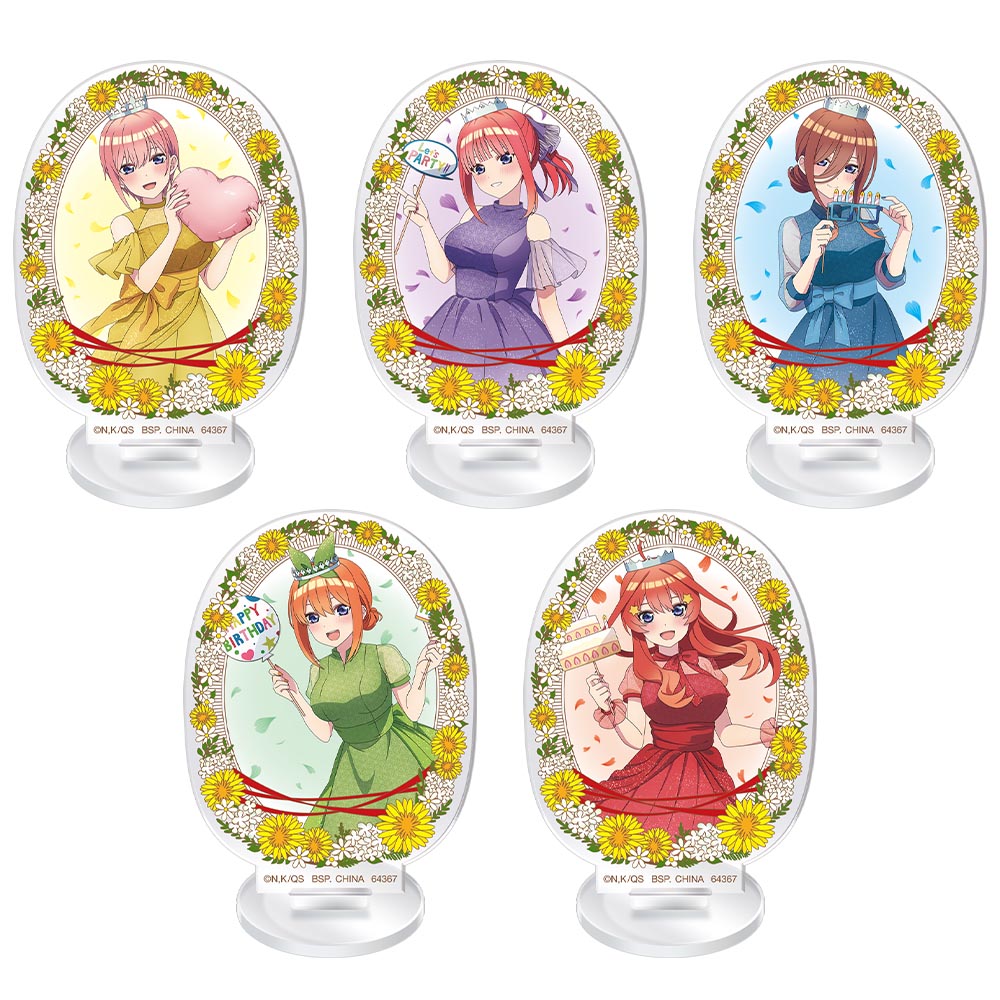 「一番賞」五等分的新娘∽-~五胞胎Celebration~-G賞-壓克力立牌2022五茲子巴斯德伊ver.