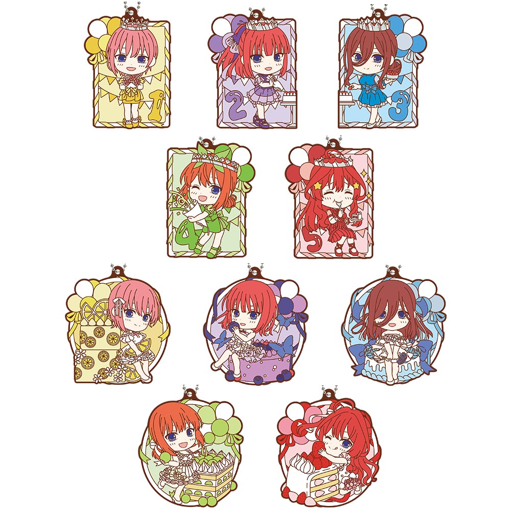 「一番賞」五等分的新娘∽-~五胞胎Celebration~-I賞-橡膠吊飾