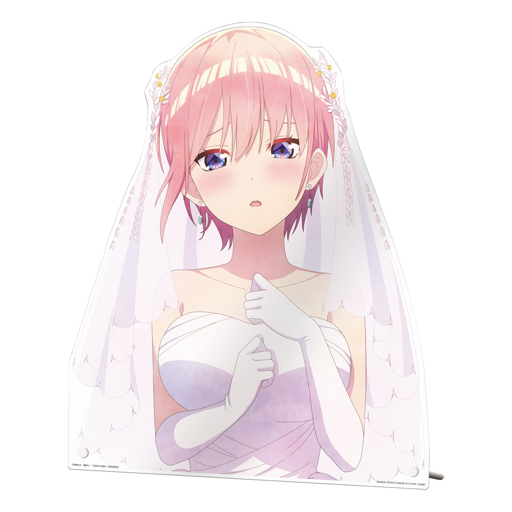 「一番賞」五等分的新娘＊-～memorial collections～-B賞-半身壓克力板（中野一花婚紗）