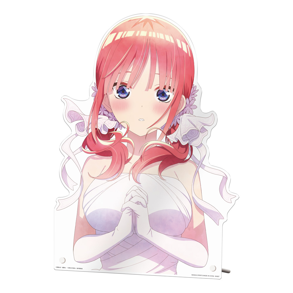 「一番賞」五等分的新娘＊-～memorial collections～-C賞-半身壓克力板（中野二乃婚禮）