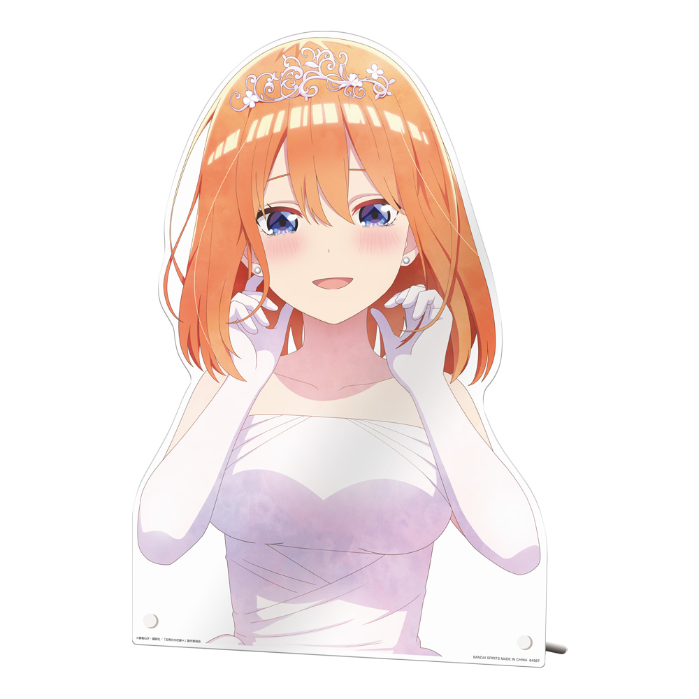 「一番賞」五等分的新娘＊-～memorial collections～-E賞-巴士特阿普壓克力板（中野四葉烏惠德伊恩古）