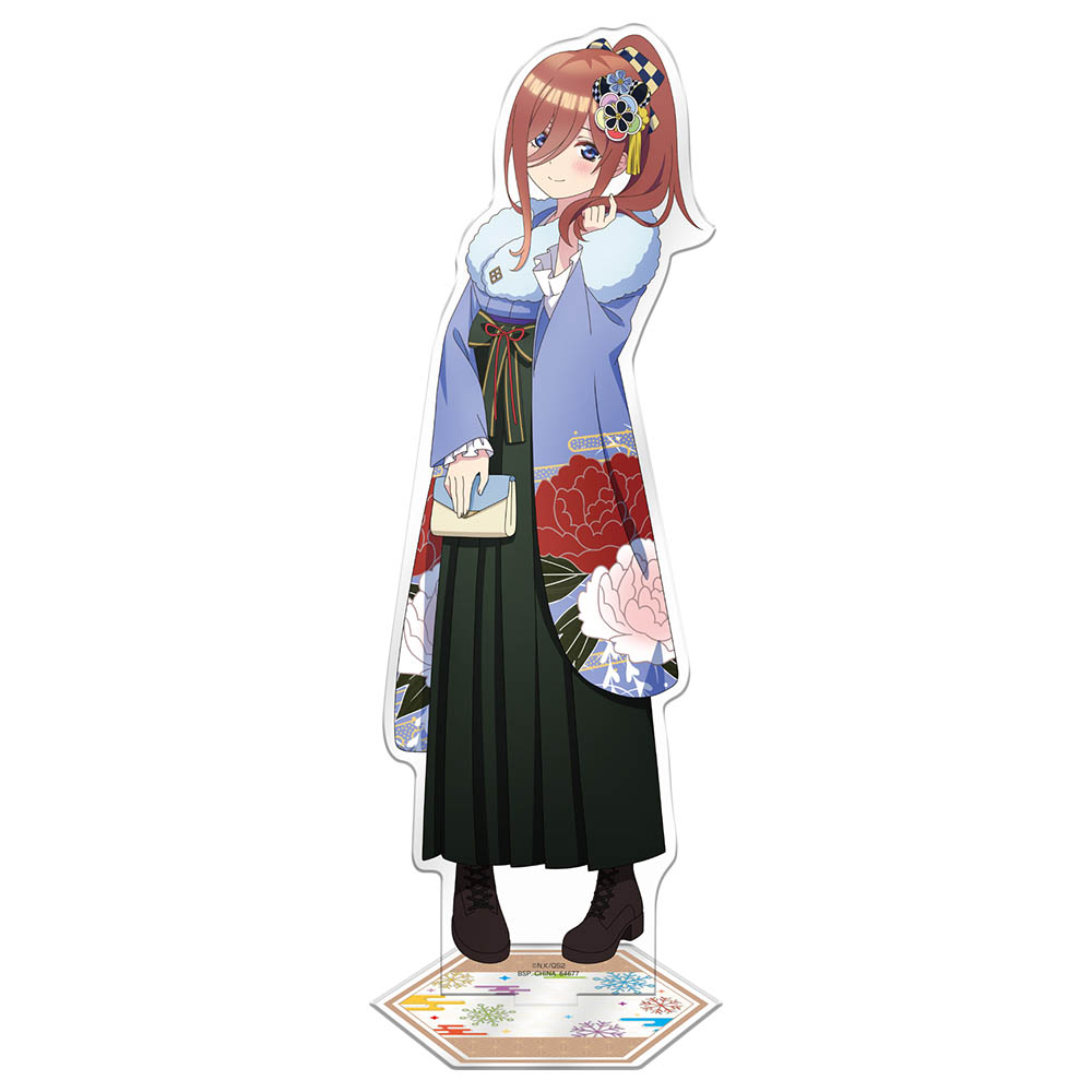 「一番賞」五等分的新娘＊-～分享溫暖～-H賞-中野三玖（正月Style） 大型壓克力立牌