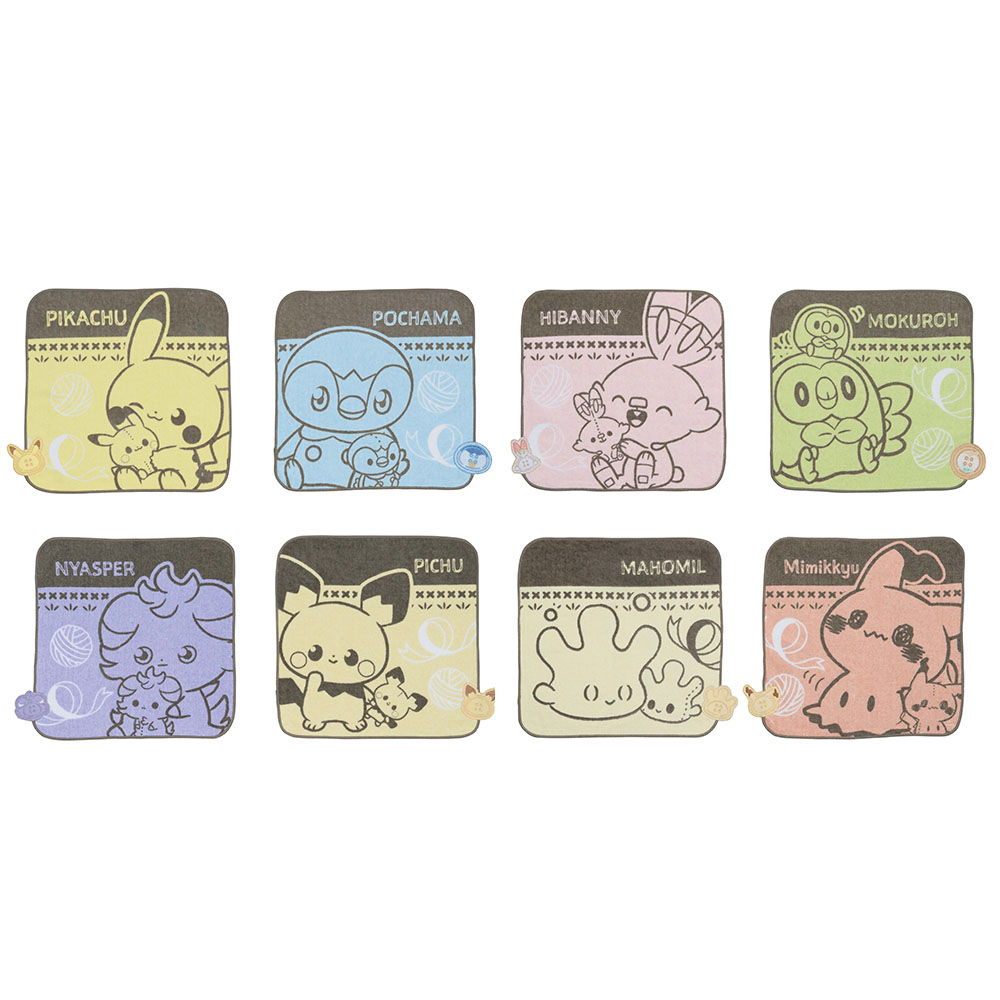 「一番賞」Pokepiece-～"PEACE"的縫紉時光～-G賞-帶按鈕的方巾