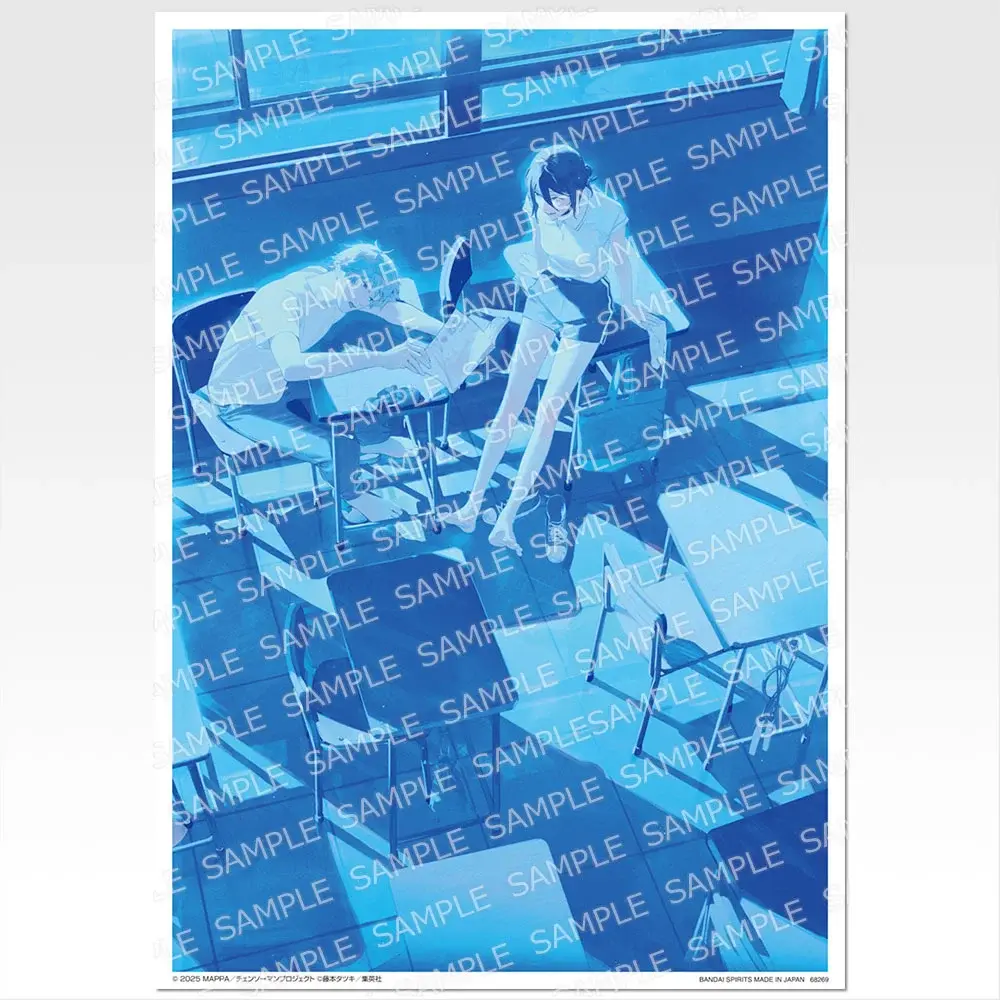 「一番賞」劇場版《鏈鋸人 蕾潔篇》第2彈-D賞-手繪視覺看板～淀治＆蕾潔～