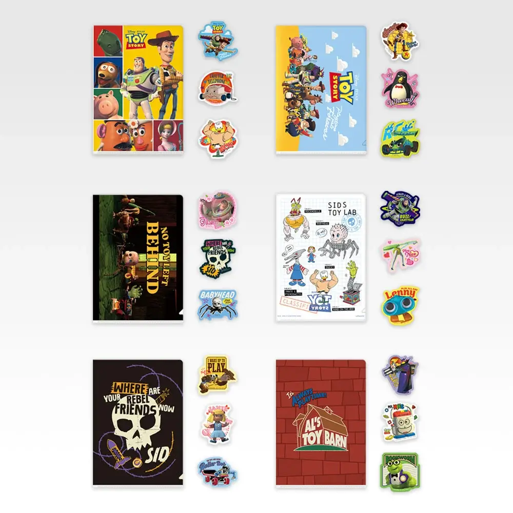 「一番賞」玩具總動員-〈玩具總動員〉～Playtime pals forever（玩伴直到永遠）～（再販）-P賞-資料夾＆貼紙