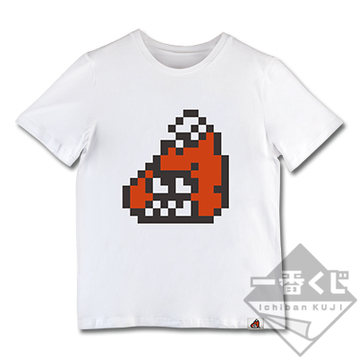 「一番賞」Splatoon漆彈大作戰-漆彈大作戰-C賞-烤河豚8bit白色T衣
