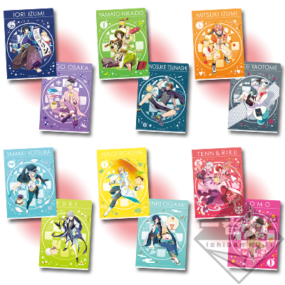 「一番賞」IDOLiSH7 偶像星願-IDOLiSH7～是主角! 國王布丁～-N賞-透明資料夾套組