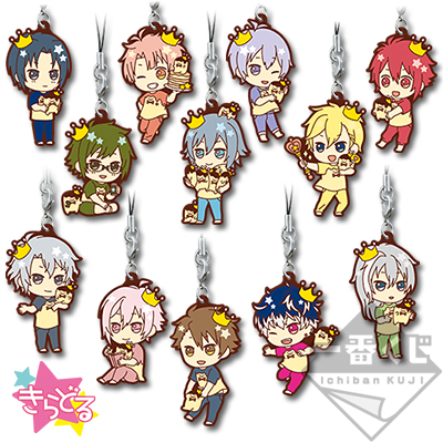 「一番賞」IDOLiSH7 偶像星願-IDOLiSH7～是主角! 國王布丁～-O賞-橡膠吊飾