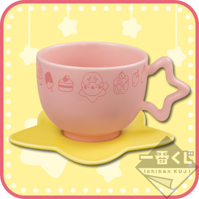 「一番賞」星之卡比 sweet party-D賞-星之卡比 茶杯&茶碟