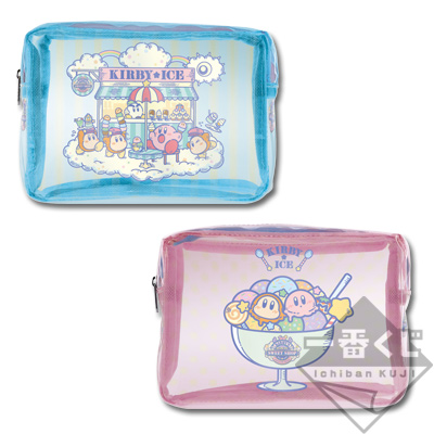 「一番賞」星之卡比 KIRBY ★ ICE CREAM-D賞-透明收納包