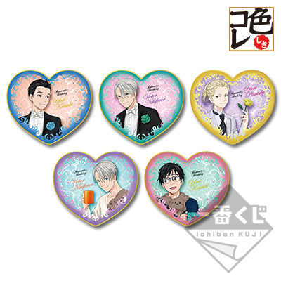 「一番賞」勇利！！！on ICE-Yuri!!! on ICE~Romantic Birthday~-E賞-心型色紙
