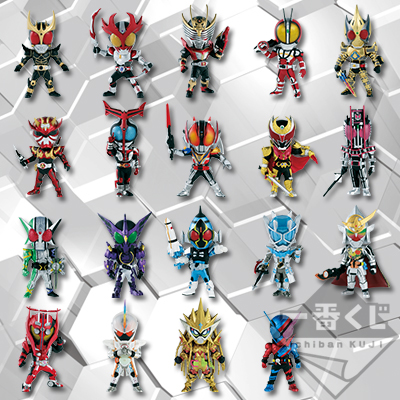 「一番賞」假面騎士Build with 平成假面騎士-D賞-平成仮面Rider Q版公仔