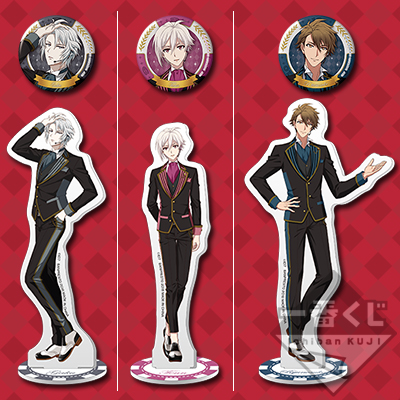 「一番賞」IDOLiSH7 偶像星願-IDOLiSH7 ～12Dealer Show！～-E賞-TRIGGER壓克力立牌&徽章套組