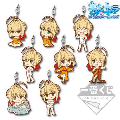 「一番賞」Fate/EXTRA Last Encore-~余與奏者們的溫泉旅行~-E賞-Saberver.橡膠吊飾
