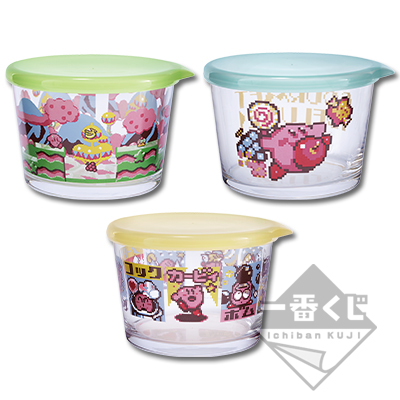 「一番賞」星之卡比-美食豪華版-E賞-圓點玻璃保存罐