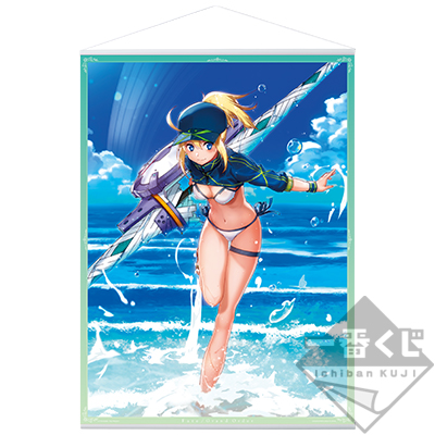 「一番賞」Fate/Grand Order-～夏天到了！度假村！Servant Summer Festival!!～-E賞-Foreigner/謎之女主角XX 掛式藝術海報