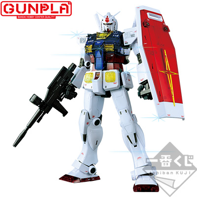 「一番賞」鋼彈-機動戰士鋼彈 鋼普拉 Ver.2.0-A賞-MG1/100 RX-78-02鋼彈（機動戰士高達 THE ORIGIN版）[實心透明/標準]