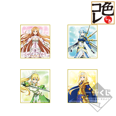 「一番賞」刀劍神域 Alicization War of Underworld-F賞-新繪插畫迷你色紙