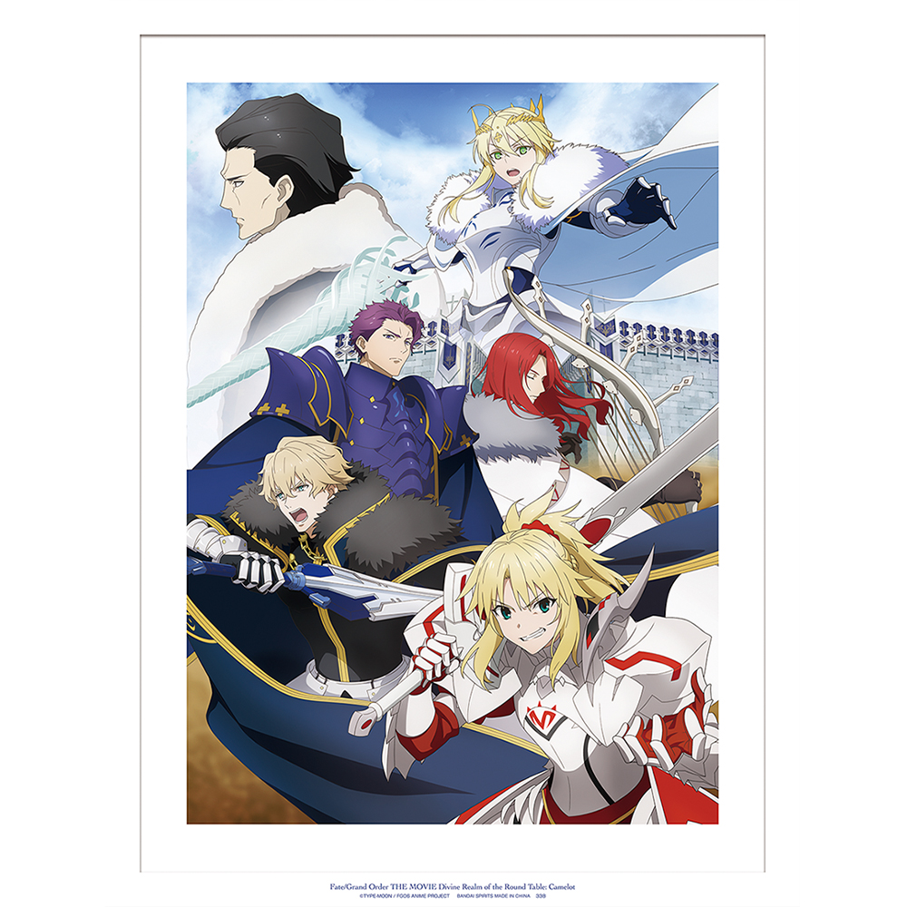 「一番賞」Fate-劇場版 Fate/Grand Order -神聖圓桌領域Camelot--最後賞-圓桌騎士 視覺展示框