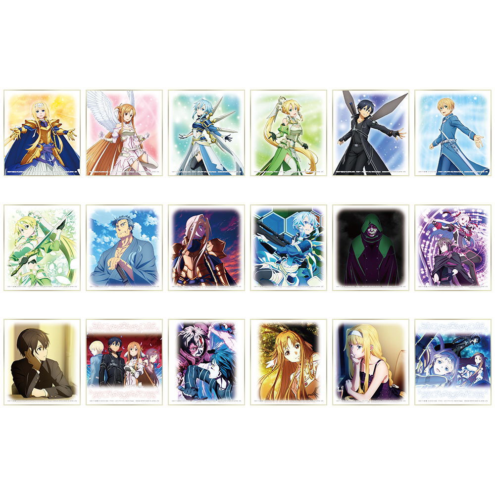 「一番賞」刀劍神域 Alicization War of Underworld-～最終章～-G賞-新繪＆宣傳插畫迷你色紙
