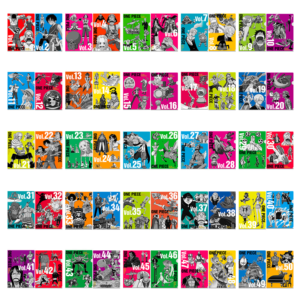 「一番賞」航海王-vol.100 Anniversary-N賞-歷史透明資料夾套組 vol.1-vol.50