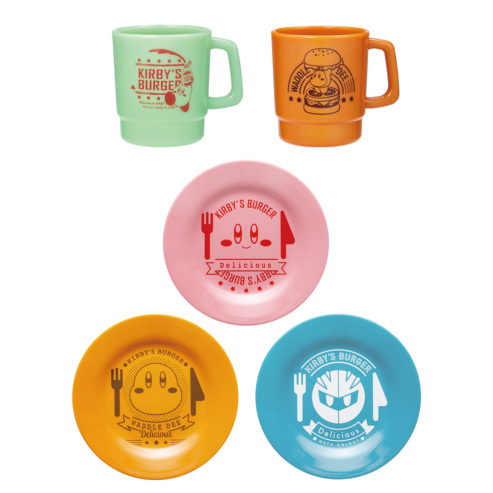 「一番賞」星之卡比-KIRBY'S BURGER-F賞-餐廳風格★餐桌用品