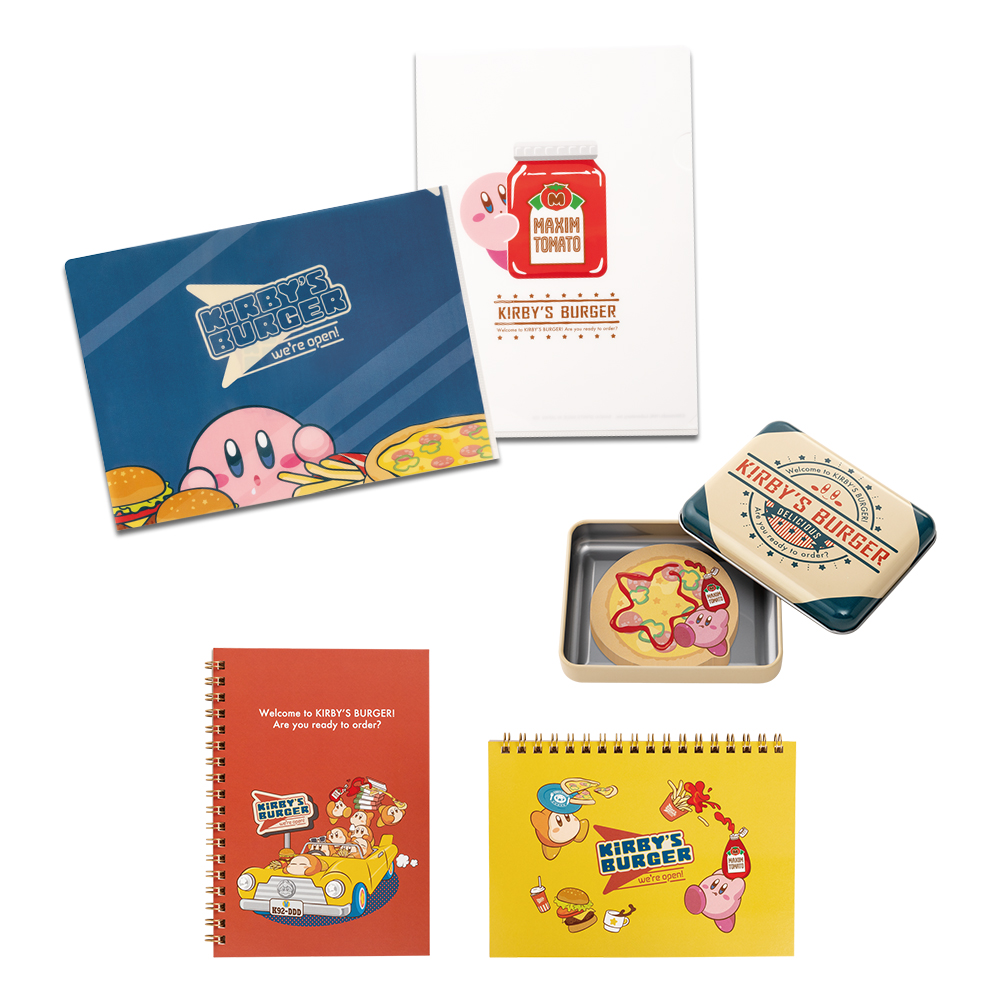 「一番賞」星之卡比-KIRBY'S BURGER-G賞-復古風～文具