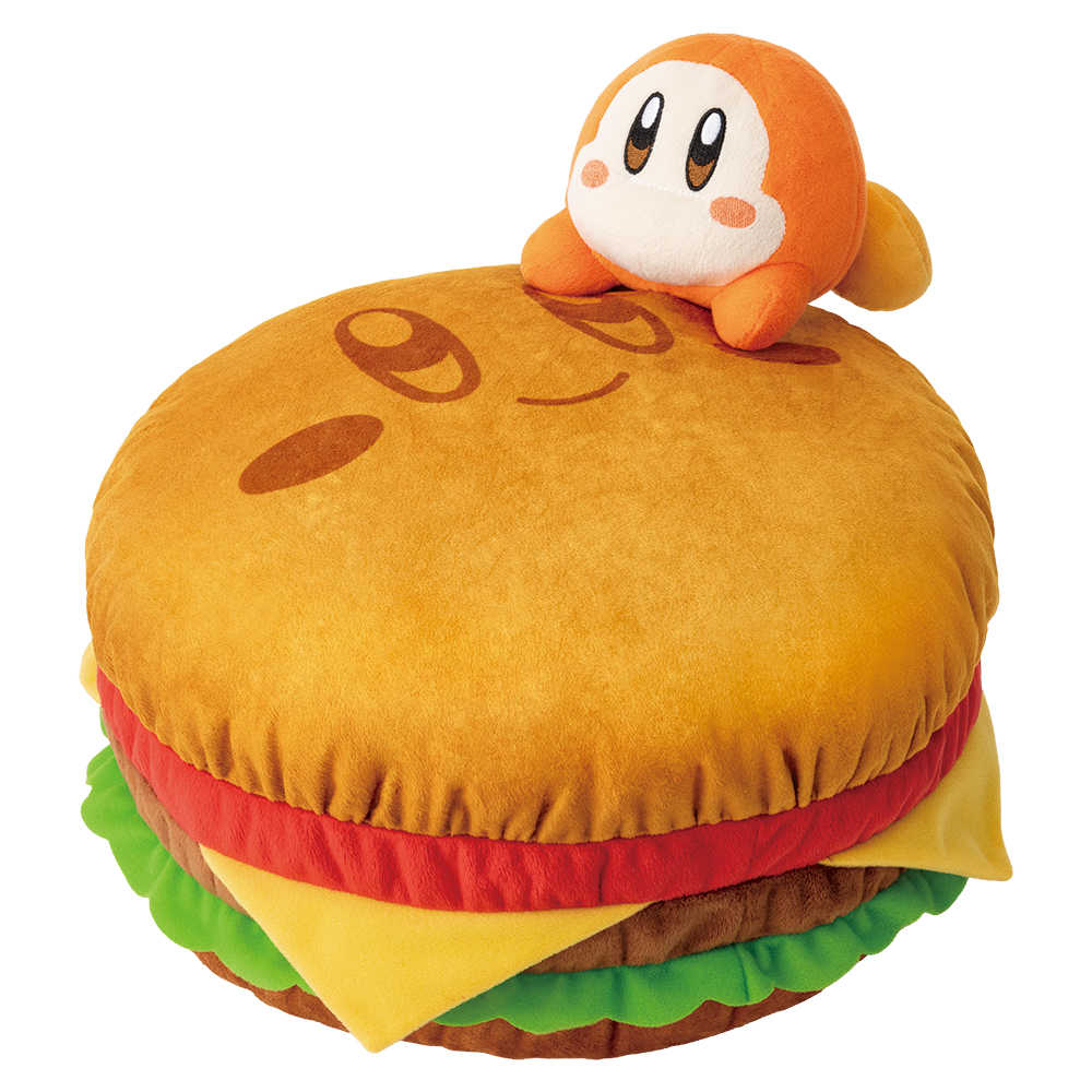 「一番賞」星之卡比-KIRBY'S BURGER-最後賞-瓦豆魯迪飛撲★抱枕