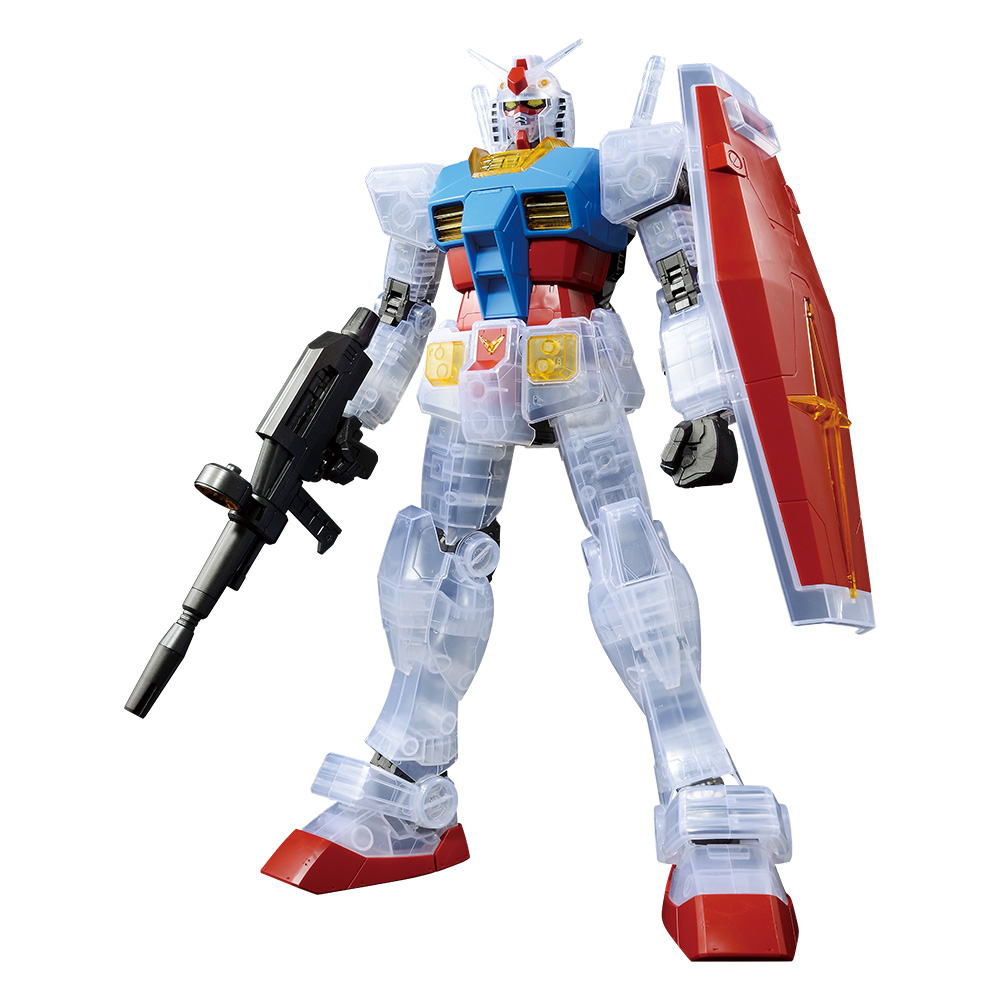 「一番賞」鋼彈-機動戰士鋼彈 鋼普拉2021-最後賞-巨型模型 1/48 RX-78-2 鋼彈 純色透明逆轉