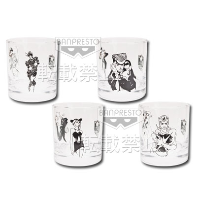 「一番賞」JoJo的奇妙冒險 Anniversaries-H賞-週年玻璃杯