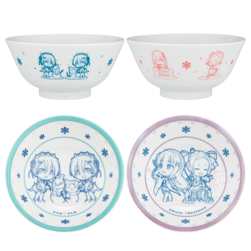 「一番賞」Re:從零開始的異世界生活-～冬日降臨的少女們～-E賞-食器收藏品