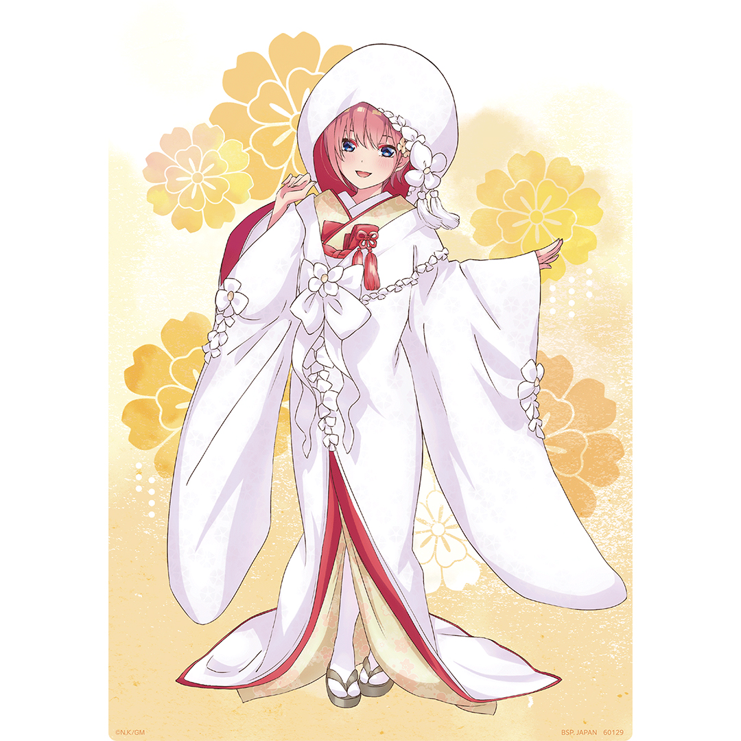 「一番賞」劇場版 五等分的新娘-～幸福之結～-F賞-白無垢插畫板 中野一花