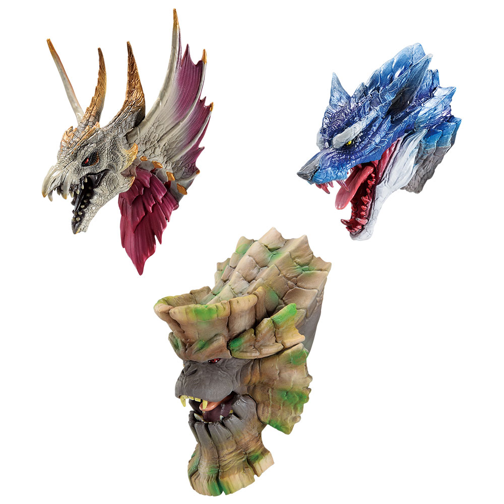 「一番賞」「魔物獵人 崛起：破曉」-～前往狩獵新天地。～-D賞-王域三公 怪物頭磁鐵