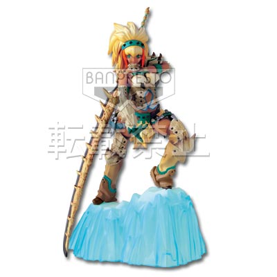 「一番賞」魔物獵人3-（Tri）G-D賞-DX獵人公仔～冰牙龍系列·女剣士～限定配色ver.