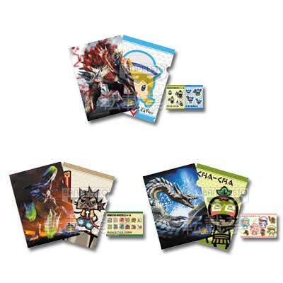 「一番賞」魔物獵人3-（Tri）G-I賞-透明資料夾&貼紙