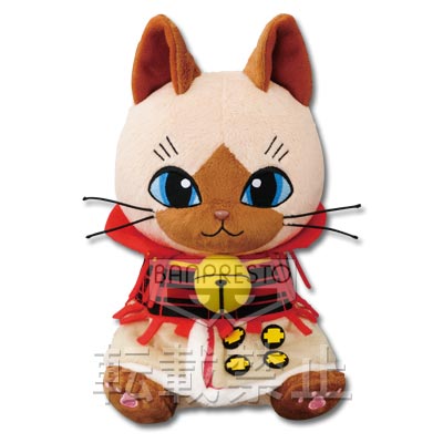 「一番賞」魔物獵人-～艾路收藏～-最後賞-貓大衣先生絨毛娃娃