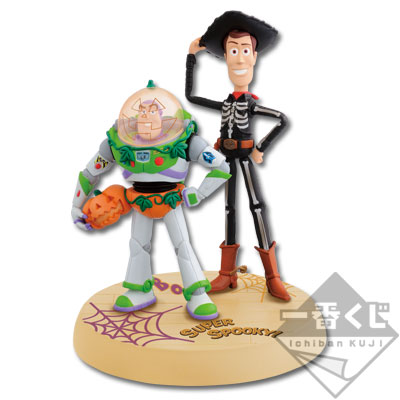 「一番賞」玩具總動員-TRICK-OR-TOYS!-A賞-Woody&Buzz 場景公仔