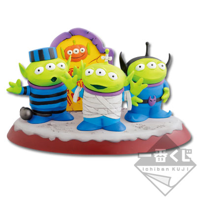 「一番賞」玩具總動員-TRICK-OR-TOYS!-B賞-恐怖服裝 外星人 公仔