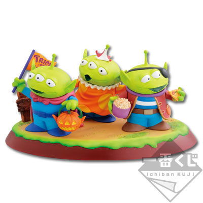 「一番賞」玩具總動員-TRICK-OR-TOYS!-C賞-趣味服裝 外星人 公仔