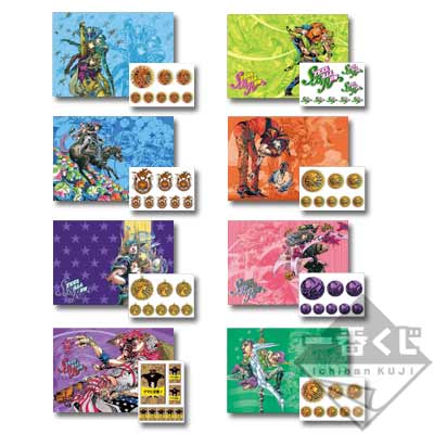 「一番賞」JoJo的奇妙冒險-Part7 飆馬野郎-I賞-視覺桌墊&貼紙