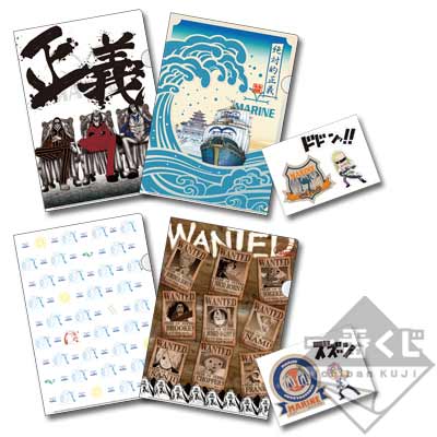 「一番賞」航海王-～VS海軍篇～-F賞-透明資料夾套組