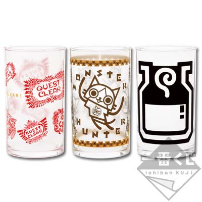 「一番賞」魔物獵人 10th Anniversary-G賞-魔物獵人週年玻璃杯