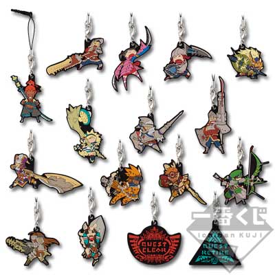 「一番賞」魔物獵人 10th Anniversary-H賞-交換橡膠收藏