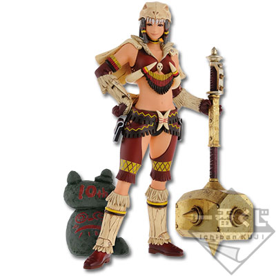 「一番賞」魔物獵人 10th Anniversary-最後賞-獵人公仔 骨U裝備×鬼鐵之命