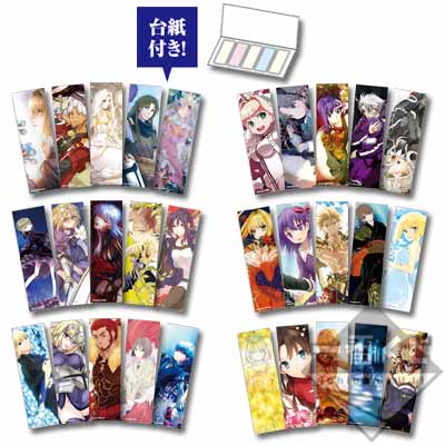 「一番賞」Fate系列 10周年紀念第一彈 Type Moon Ace Special-D賞-書籤【5枚套組】