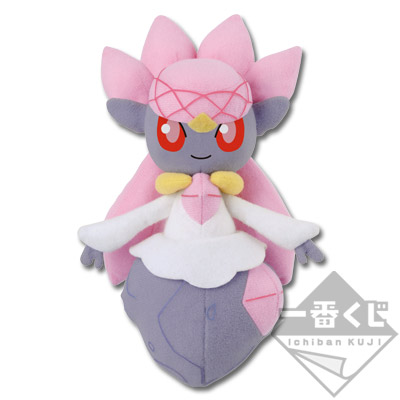 「一番賞」寶可夢歡樂Get抽獎-~草叢探險隊！~-D賞-蒂安希（絨毛娃娃）