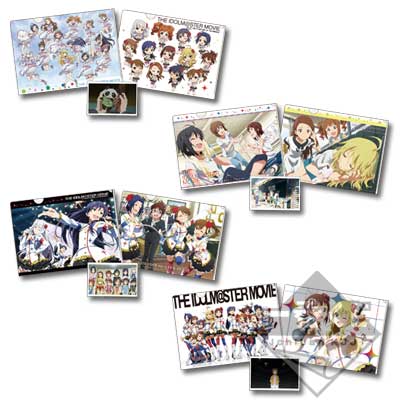 「一番賞」偶像大師-劇場版 前往光輝的彼方！-G賞-透明資料夾＆明信片